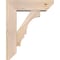 Ekena Millwork Balboa Slat Smooth Bracket w/ Offset Brace, Douglas Fir, 5 1/2"W x 16"D x 20"H BKT0604X16X20BOA06SDF - alternate 2